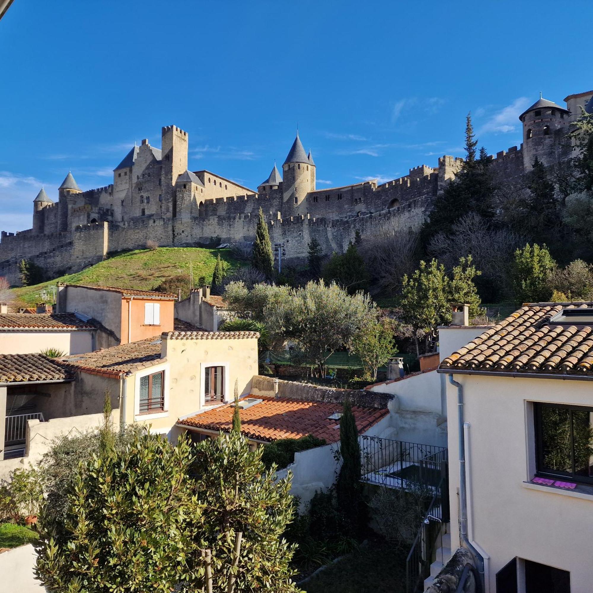 Montez Au Creneau, Face A La Cite Vue Sublime Apartment Carcassonne Luaran gambar